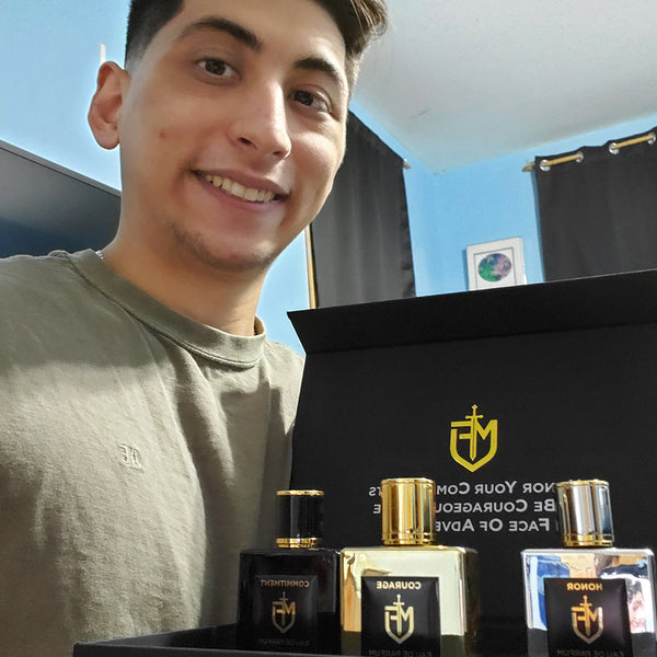 Brian M. with the Mission Fragrances set