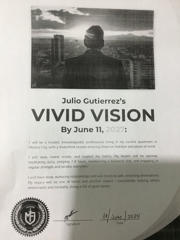 Julio Gutierrez’s framed Vivid Vision