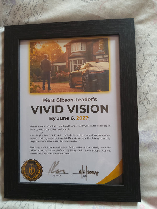 Piers Gibson-Leader’s framed Vivid Vision