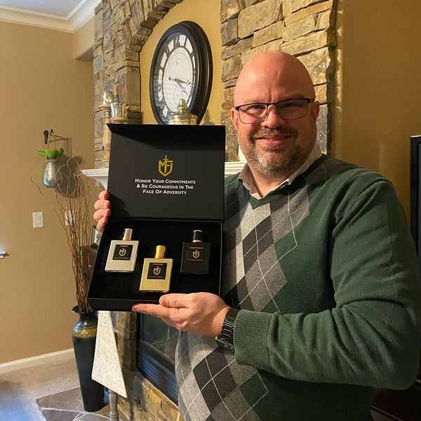 Shawn L. with the Mission Fragrances set