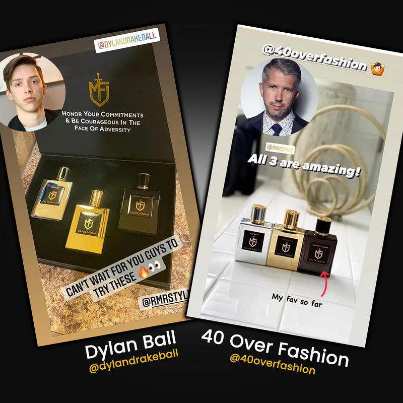Dylan Ball and 40 Over Fashion on Mission Fragrances